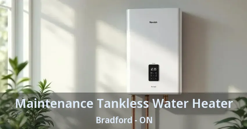 Maintenance Tankless Water Heater Bradford - ON